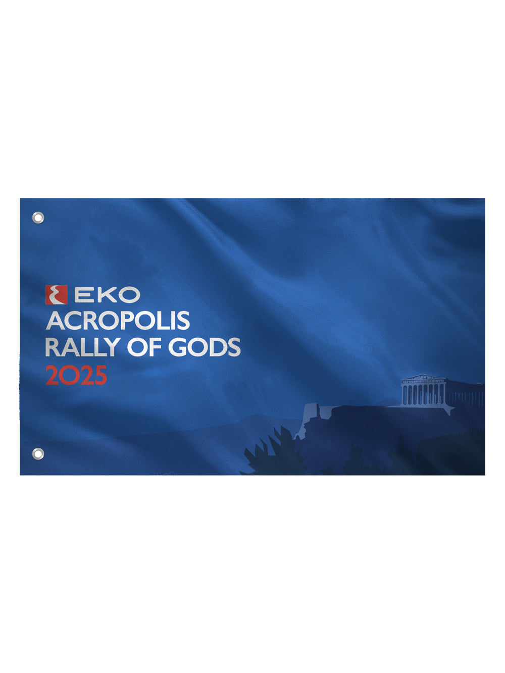2025 WRC ACROPOLIS RALLY FLAG