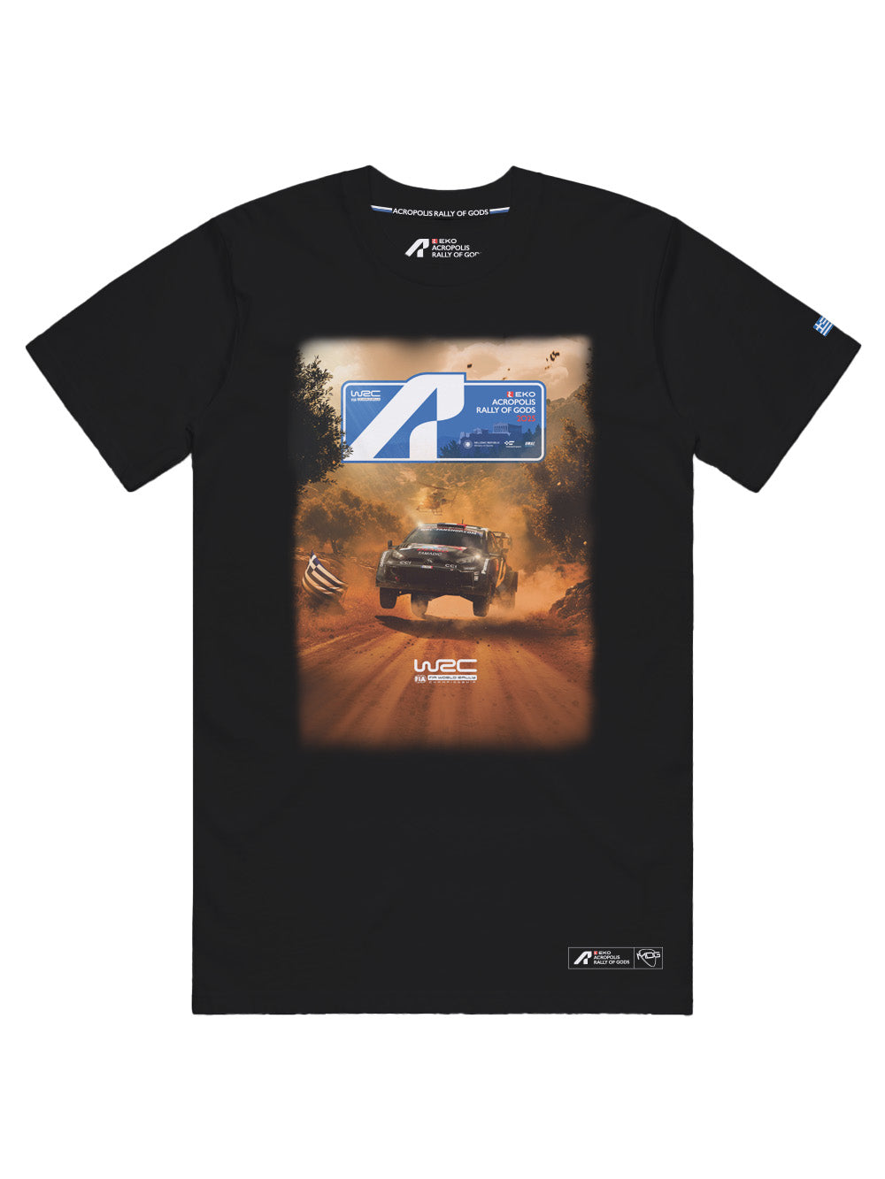 2025 WRC ACROPOLIS RALLY POSTER TEE - KIDS