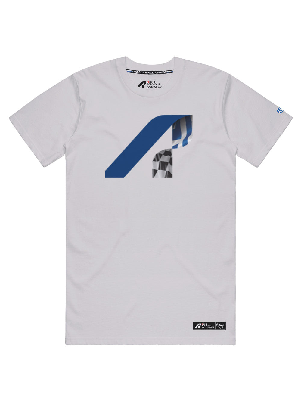 2025 WRC ACROPOLIS RALLY UNISEX LOGO TEE