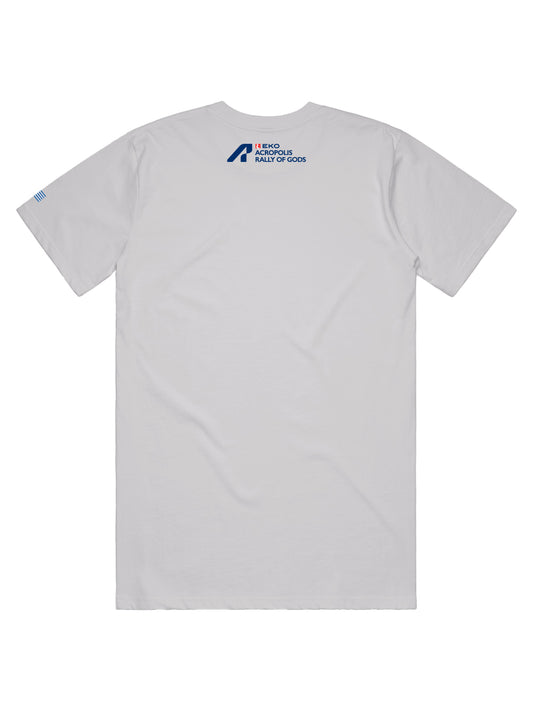 2025 WRC ACROPOLIS RALLY UNISEX LOGO TEE