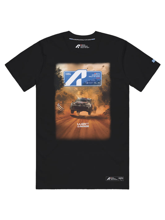 2025 WRC ACROPOLIS RALLY UNISEX POSTER TEE