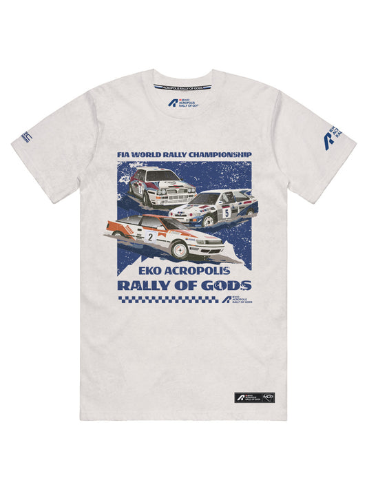 2025 WRC ACROPOLIS RALLY UNISEX DISTRESSED TEE