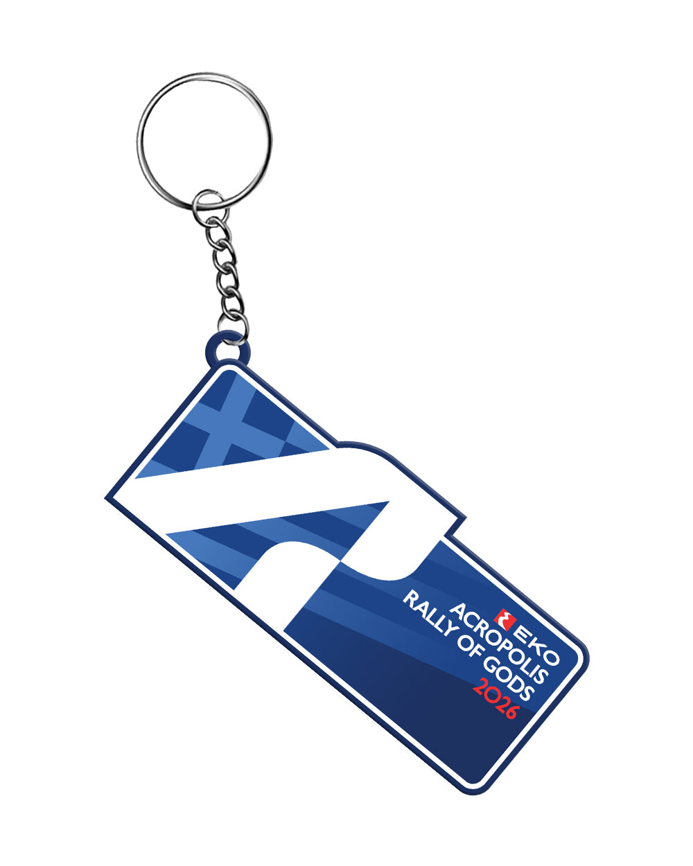 2026 WRC ACROPOLIS RALLY EVENT PLATE KEYRING