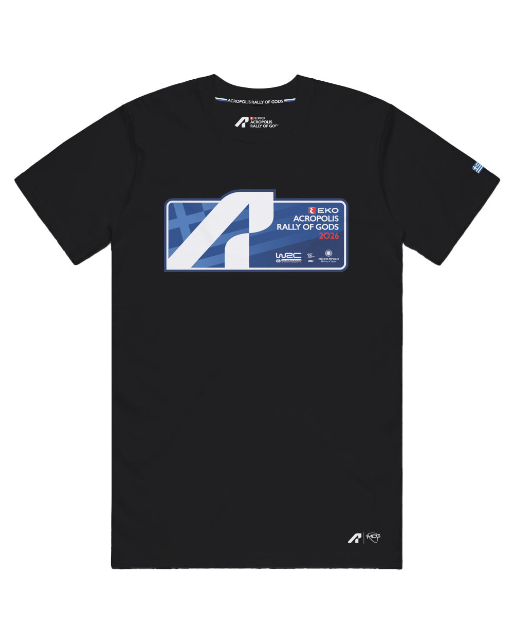 2026 WRC ACROPOLIS RALLY KIDS EVENT PLATE TEE